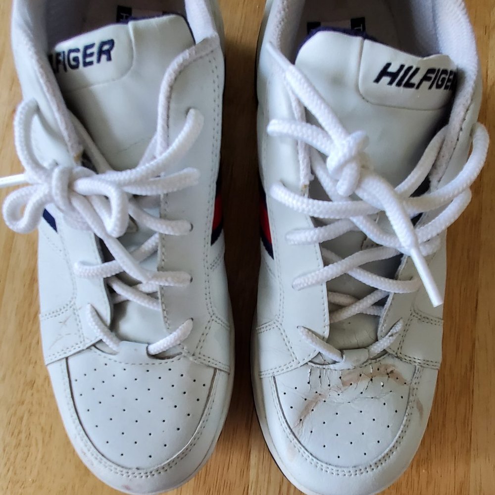 Tommy Hilfiger White Tennis Shoes